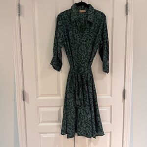 Green Patterned Dress